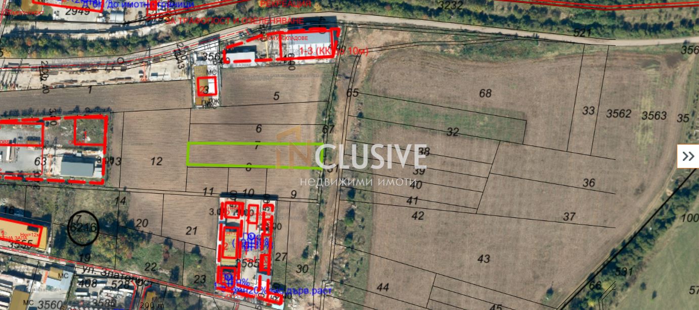 3 KM FROM TRAKIA HIGHWAY !!! BETWEEN WAREHOUSES !!!