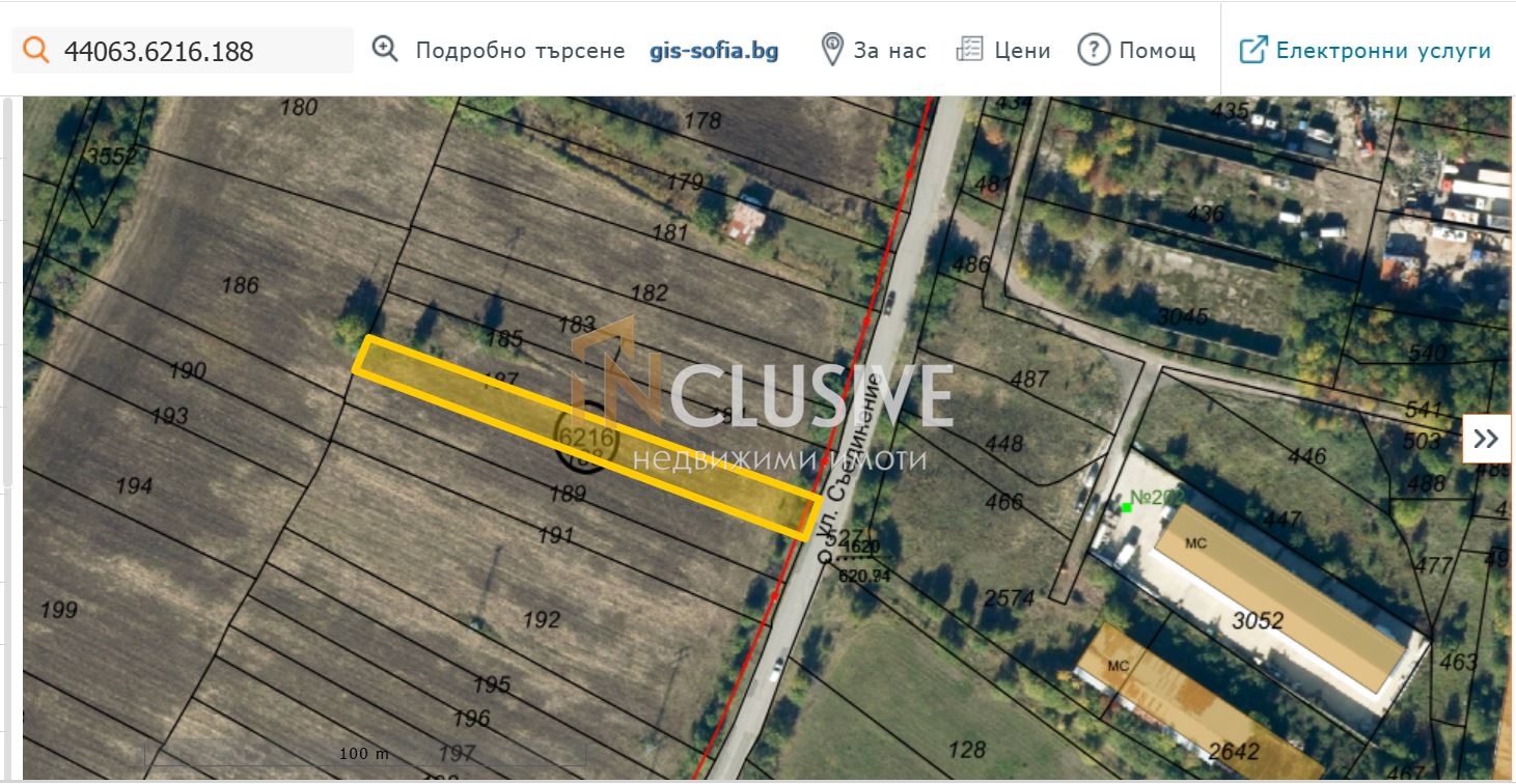 FRONTAGE ON ASPHALT ROAD!!! DIRECTLY NEXT TO TRAKIA HIGHWAY!!! BETWEEN WAREHOUSES!!!