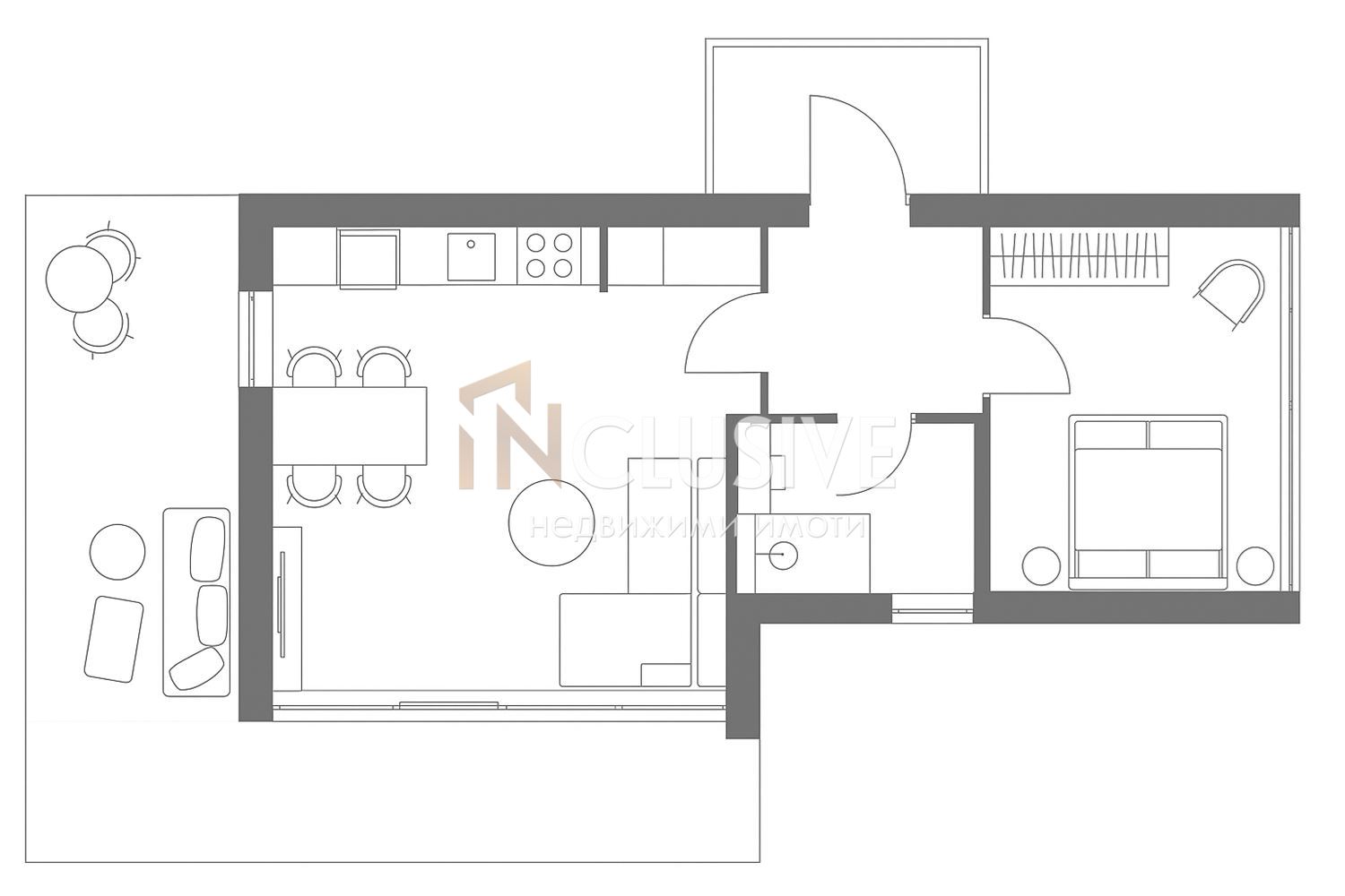 One-story villa in a gated complex with numerous amenities in m-t Alen Mak