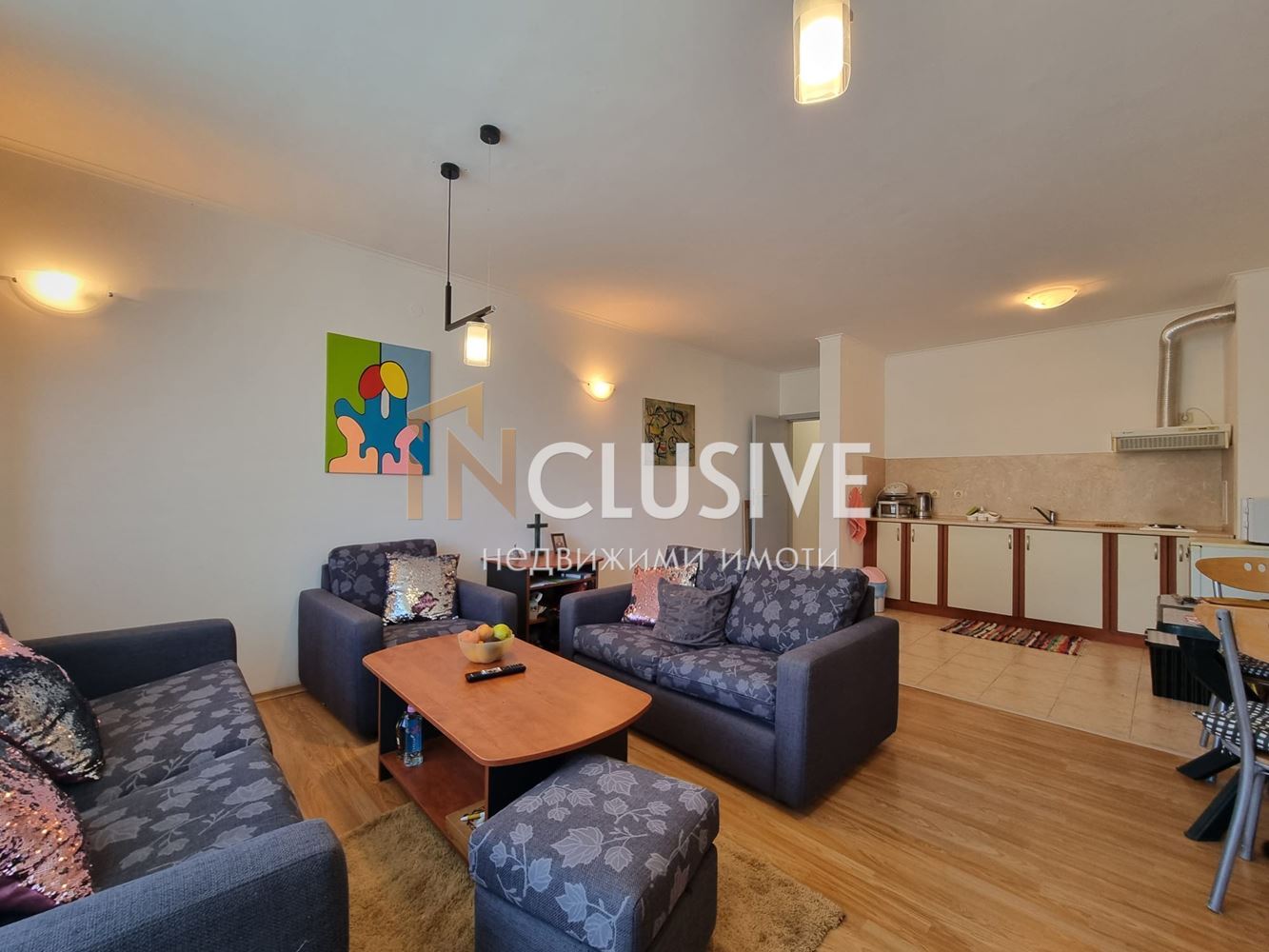 Spacious 2-room apartment in Sl. Bryag with low maintenance fee