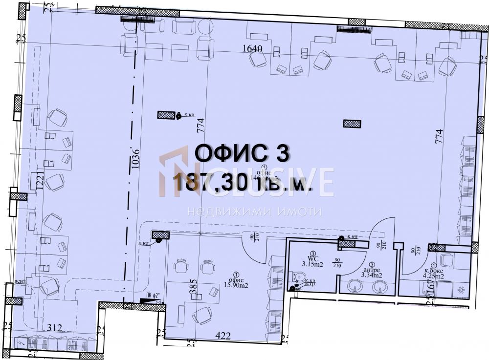 OFFICE IN THE CITY CENTER