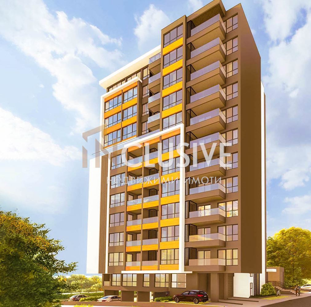 Bright one-bedroom apartment near park "Vazrazhdane"