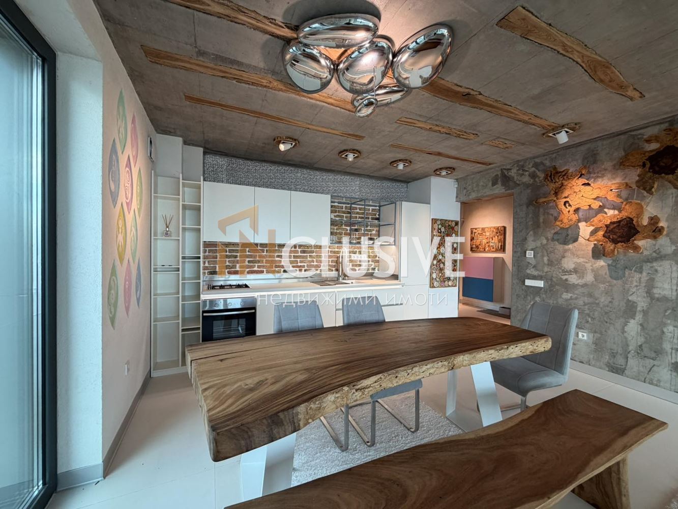 Unique Designer Apartment for Rent with Parking Space in a Smart Building in St. Nikola Area