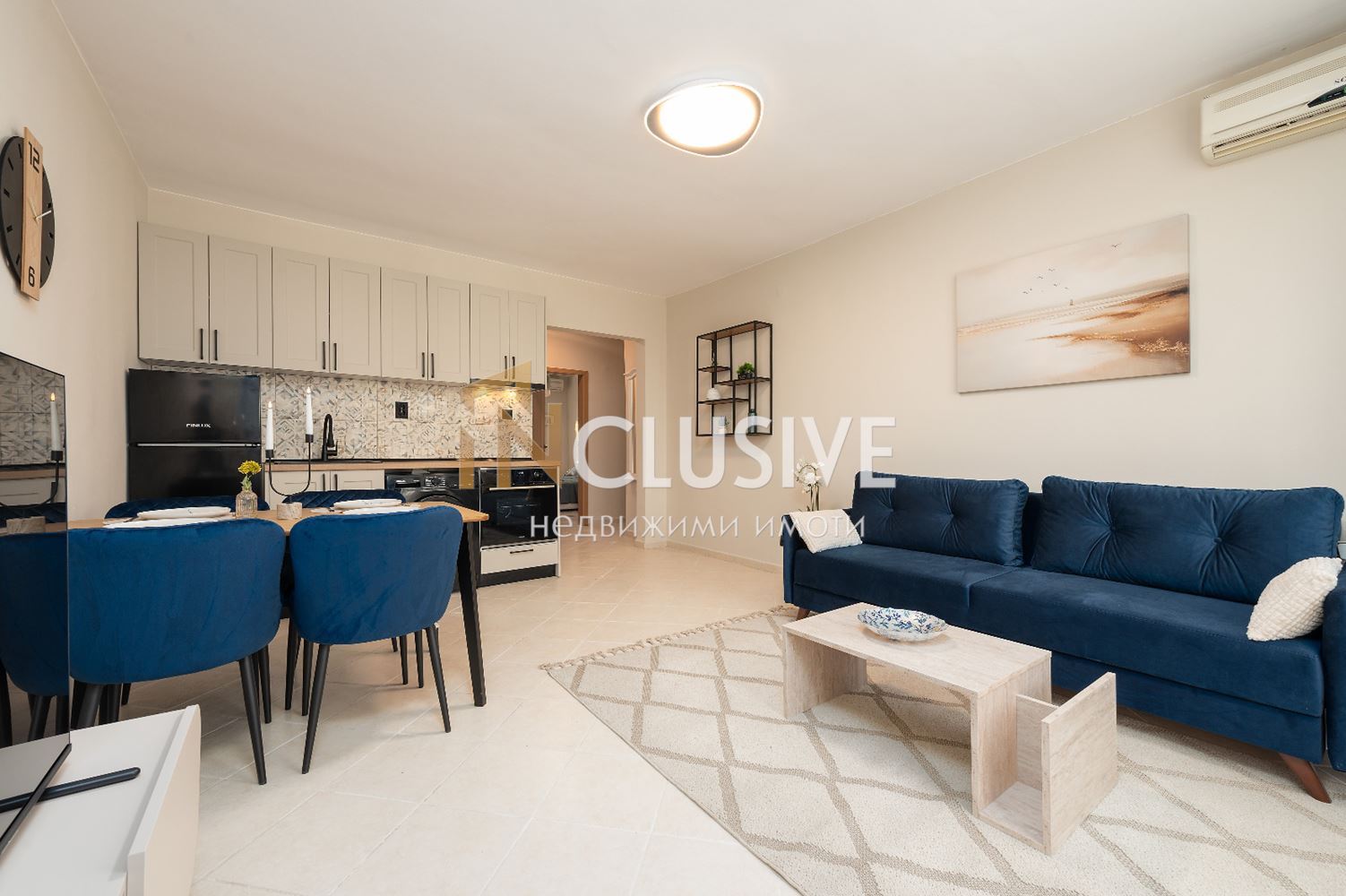 Comfortable and Modern Three-Room Apartment in the Center Area of Sunny Beach