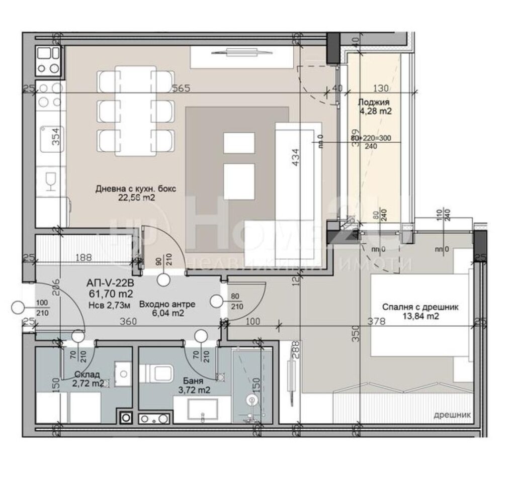 Apt. 22V — 1