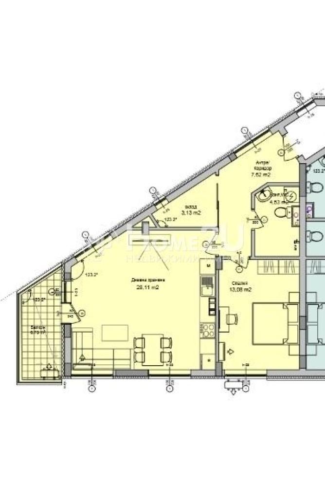 Two-bedroom apartment in Sarafovo | Quiet area, new regulation, no maintenance fee