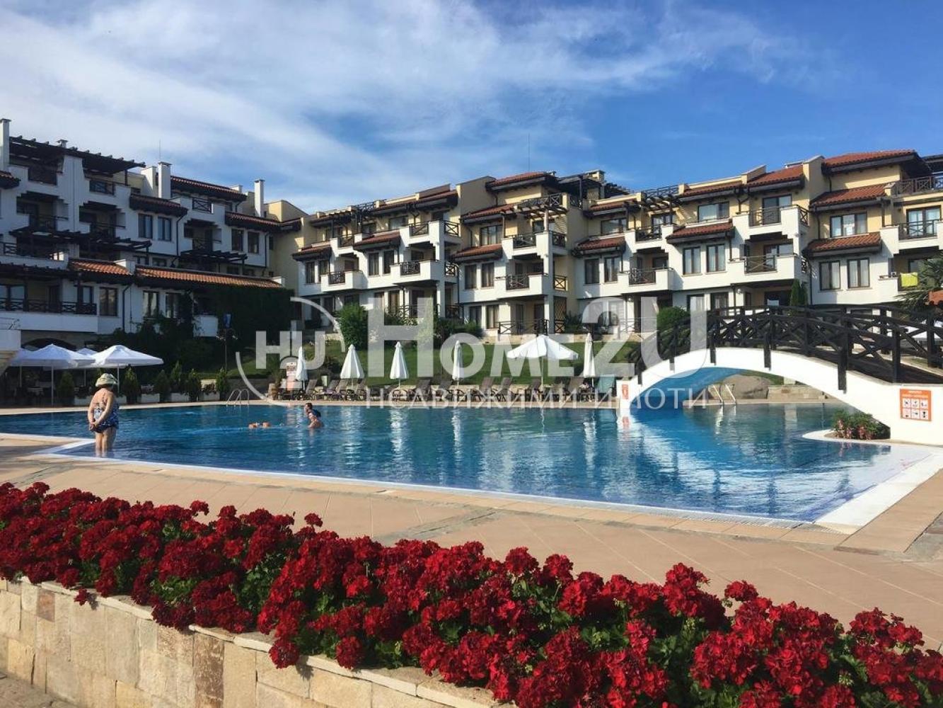 Chernomorets, k.k. Sveti Nikola, Sunny 1-bedroom apartment 100 meters from the beach