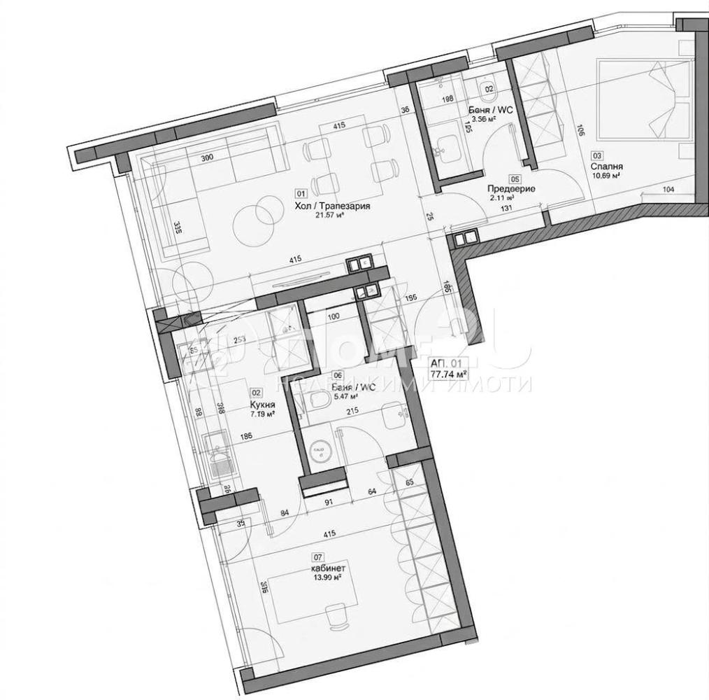 3-ROOM APARTMENT!! IZGREV!! BEFORE ACT 14!!