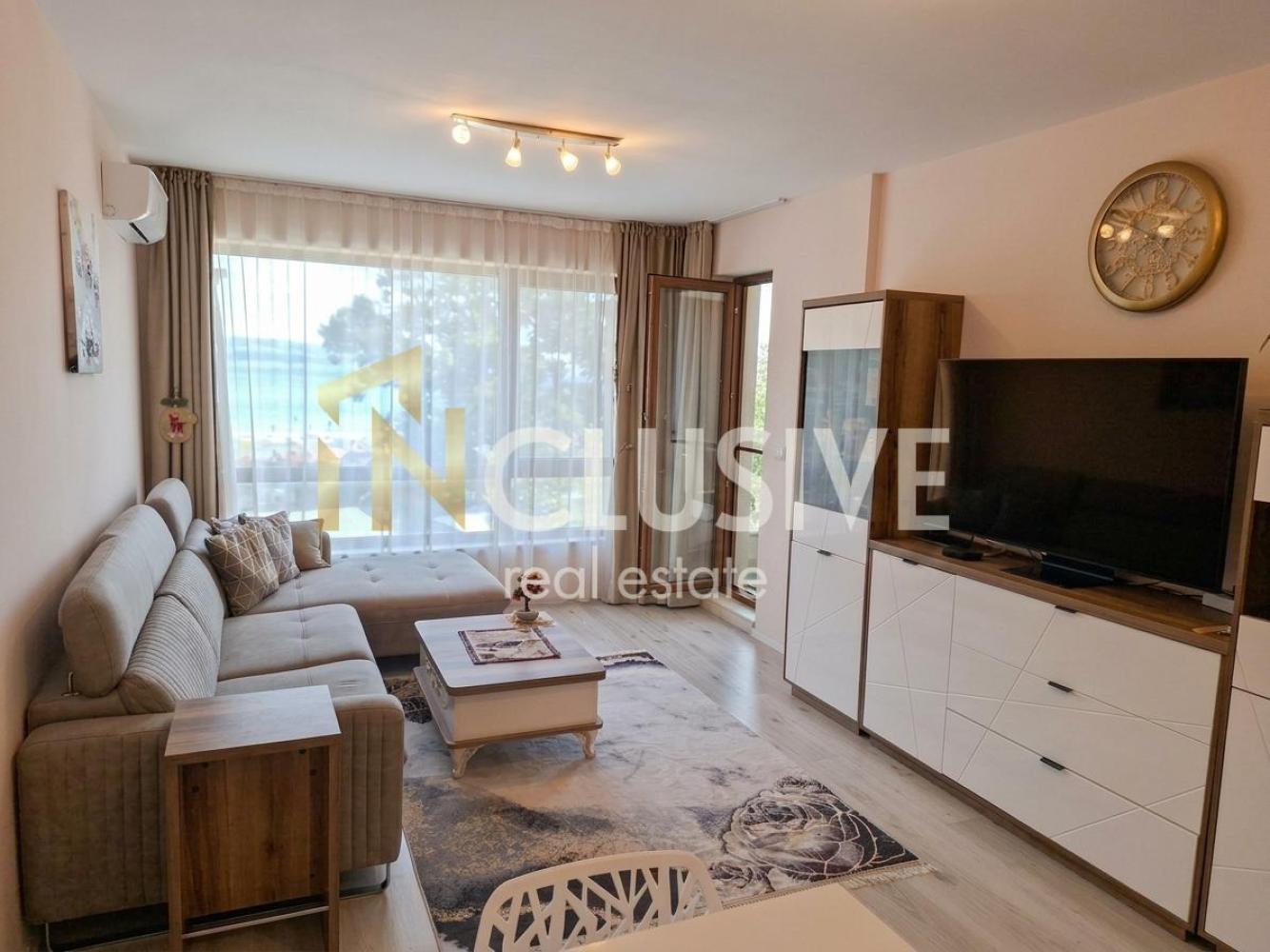 Two-room apartment on the seafront in the South Bay Beach Residence complex, Asparuhovo district