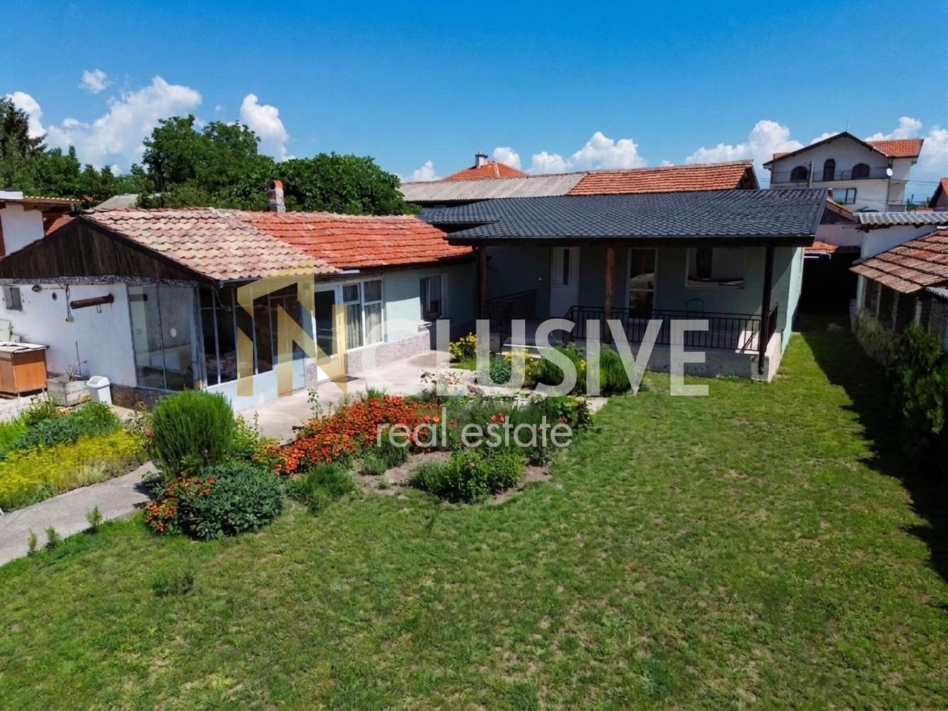 New single-storey house | Covered veranda | Yard 512 sq.m | Kaloyanovo village