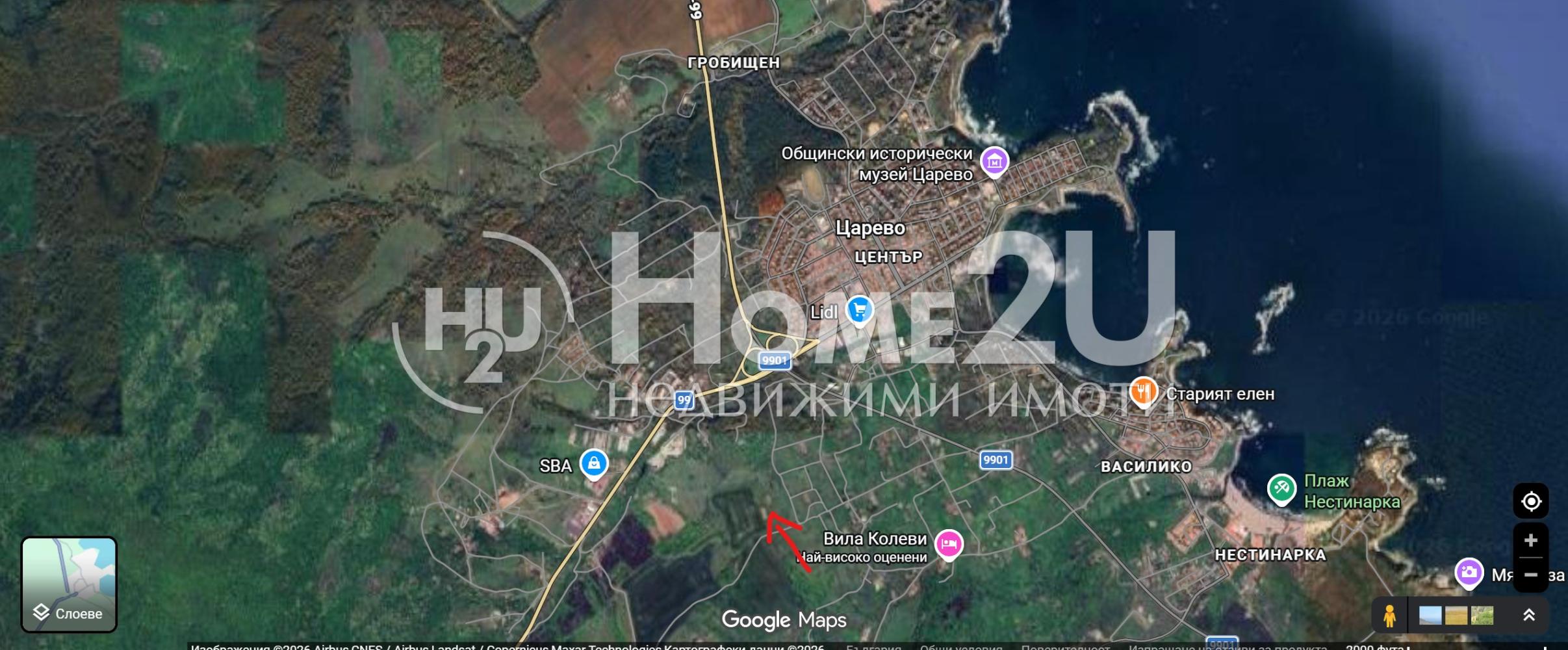 Plot of land in the town of Tsarevo