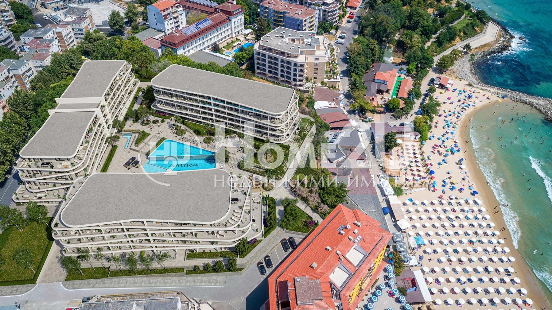Luxury 2-room apartment on the seafront in Nesebar!