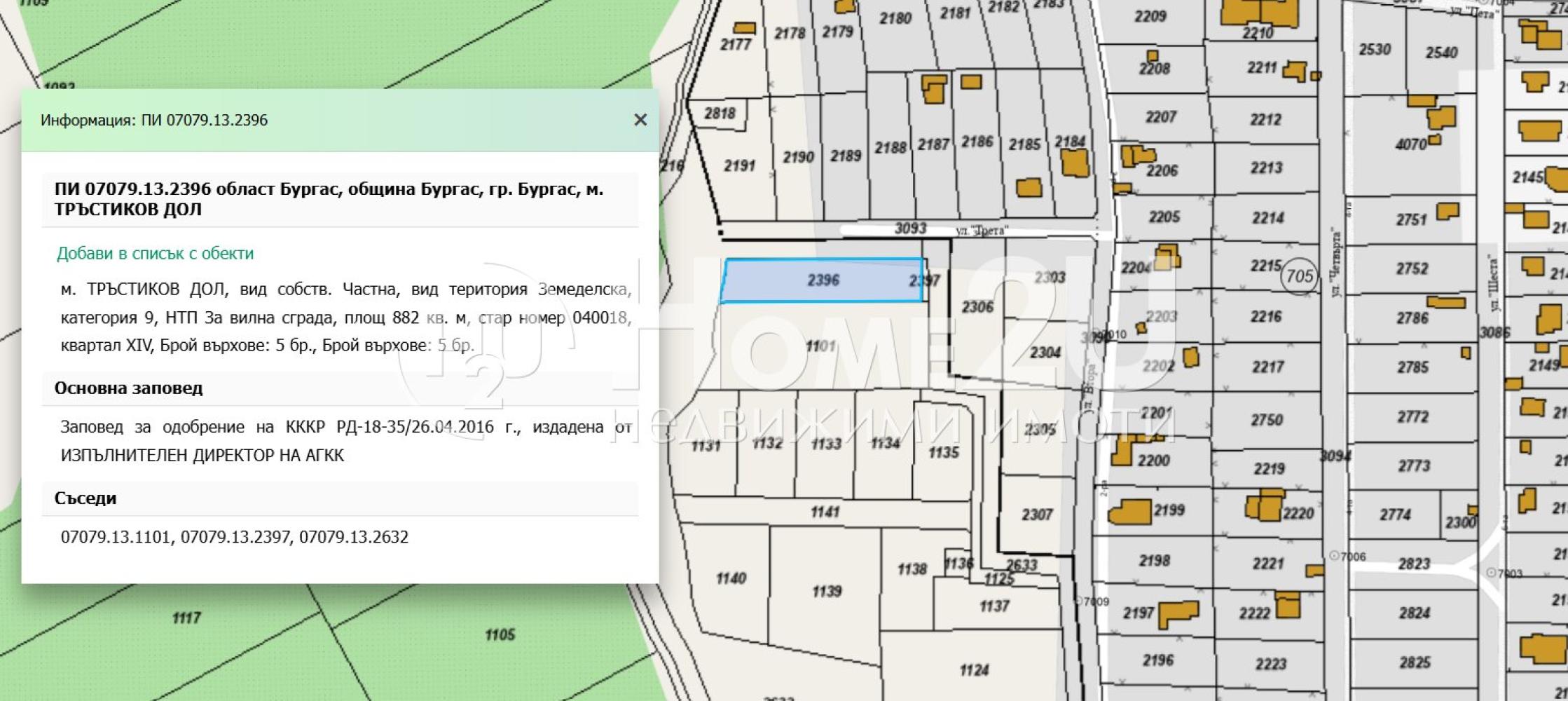 Divisible plot in Banevo, with permit. 882 sq.m
