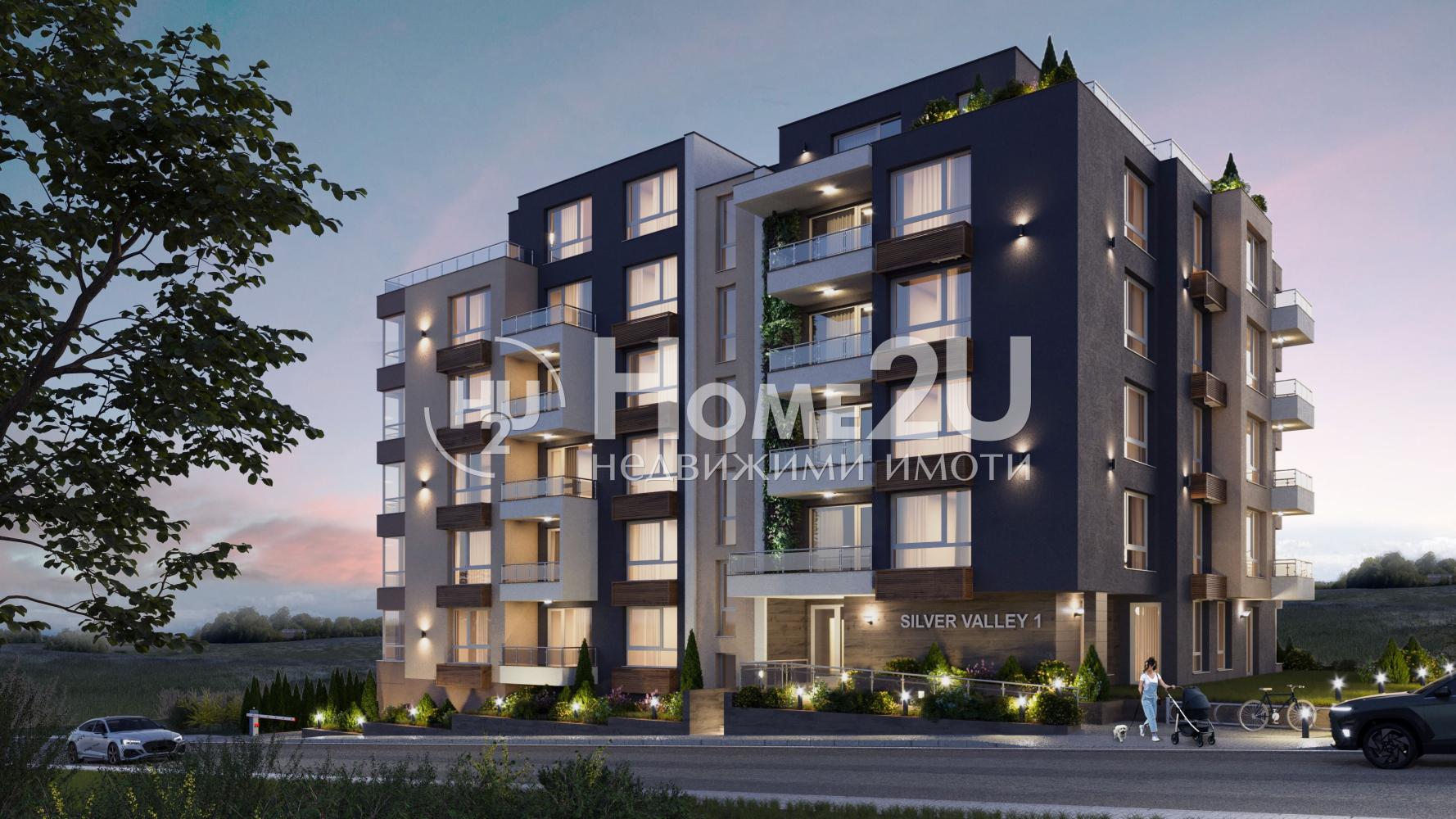 NEW building! SILVER VALLEY ONE! Option for a three-room apartment! Construction started on 31.10.2025.