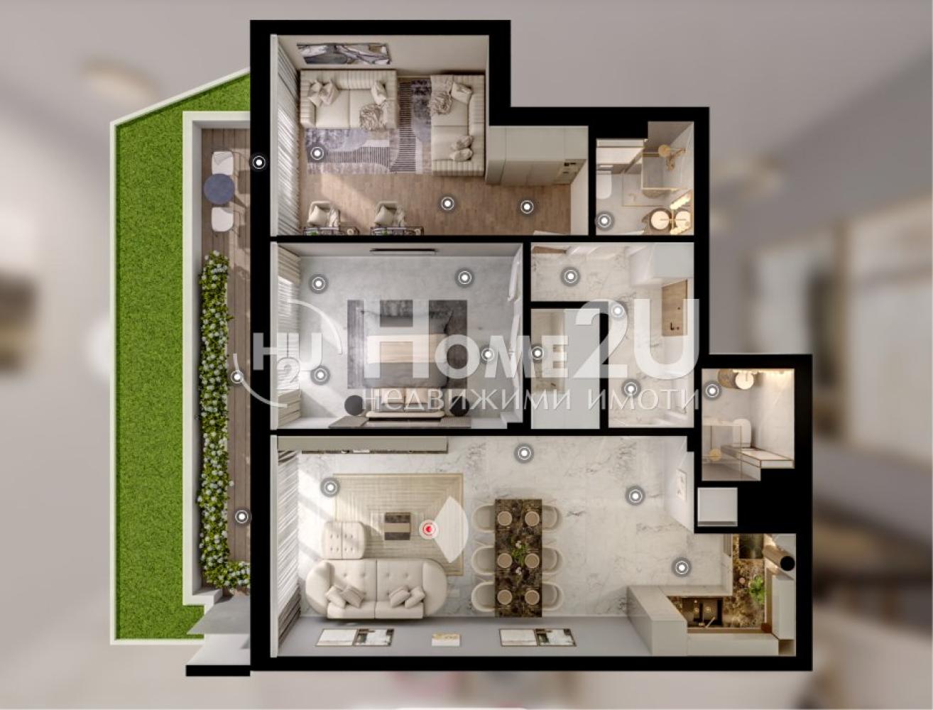 3-Room Apartment / New Gated Complex / High Quality / Proven Investor