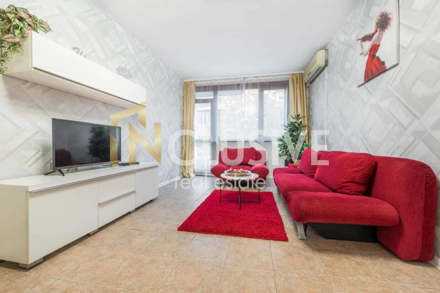 Three-room apartment near the District Hospital in Varna