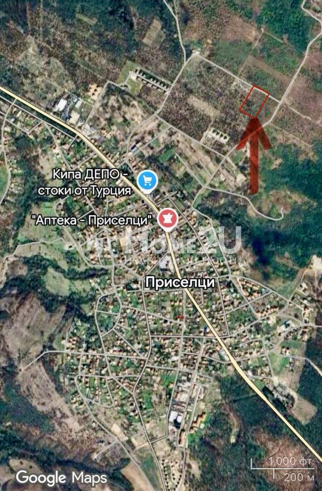 ИНВЕСТИЦИОНЕН ПАРЦЕЛ В С. ПРИСЕЛЦИ – НА МИНУТИ ОТ ВАРНА