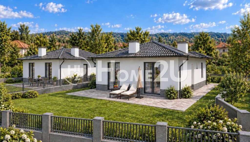 NEWLY BUILT HOUSE IN BANOVO VILLAGE! THREE SEPARATE BEDROOMS! SPACIOUS YARD! — 1